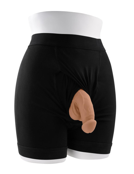 GENDER X 4 INCH PACKER, MOCCA FLESH