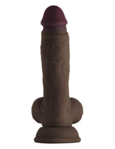 Realistyczne dildo z wibracjami i jądrami Shaft Model A 7.5 inch Pine 2