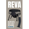 BOLD. REVA STRAP-ON GARTER BRIEF WITH DILDO, L