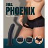 BOLD. PHOENIX STRAP-ON HIPSTER WITH DILDO, L