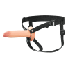FANTASY X-TENSIONS ELITE 7 INCH SILICONE HOLLOW STRAP-ON - DUAL DENSITY - LIGHT