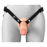 FANTASY X-TENSIONS ELITE 7 INCH SILICONE HOLLOW STRAP-ON - DUAL DENSITY - LIGHT