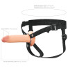 FANTASY X-TENSIONS ELITE 7 INCH SILICONE HOLLOW STRAP-ON - DUAL DENSITY - LIGHT