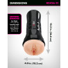 PDX EXTREME WET PUSSIES SUPER JUICY SNATCH XXL LIGHT