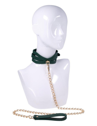 SPORTSHEETS INDICA CUTOUT COLLAR AND LEASH