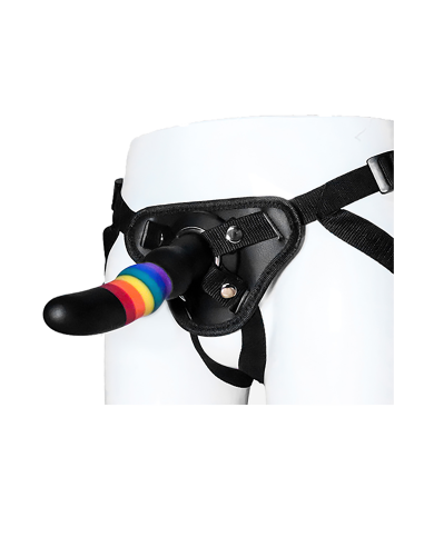ESSENTIALS STRAP ON SOLID DILDO
