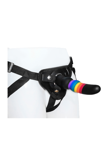 ESSENTIALS STRAP ON SOLID DILDO