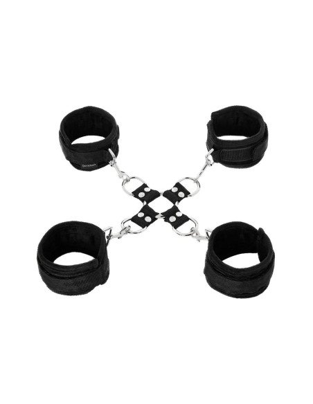 SPORTSHEETS 5 PIECE HOG TIE & CUFF SETT