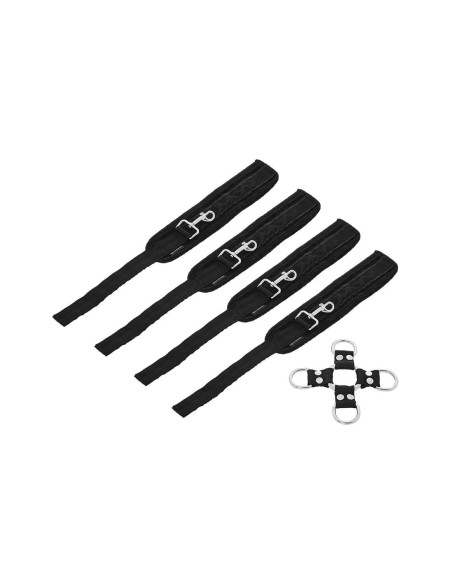 SPORTSHEETS 5 PIECE HOG TIE & CUFF SETT