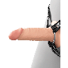 FANTASY X-TENSIONS ELITE 5 INCH SILICONE HOLLOW STRAP-ON DUAL DENSITY