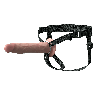 FANTASY X-TENSIONS ELITE 9 INCH SILICONE HOLLOW STRAP-ON DUAL DENSITY