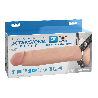 FANTASY X-TENSIONS ELITE 9 INCH SILICONE HOLLOW STRAP-ON DUAL DENSITY