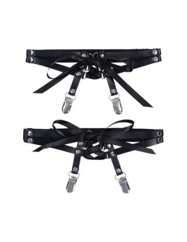 SPORTSHEETS SEX AND MISCHIEF LACED UP GARTERS