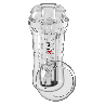 PDX ELITE VIEW TUBE SEE-THRU EZ-GRIP STROKER