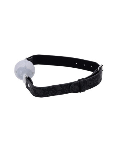 SPORTSHEETS SEX AND MISCHIEF LACE SILICONE BREATHABLE BALL GAG