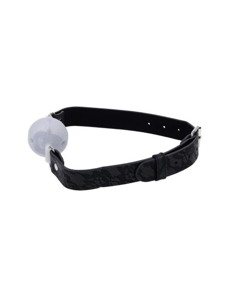 SPORTSHEETS SEX AND MISCHIEF LACE SILICONE BREATHABLE BALL GAG