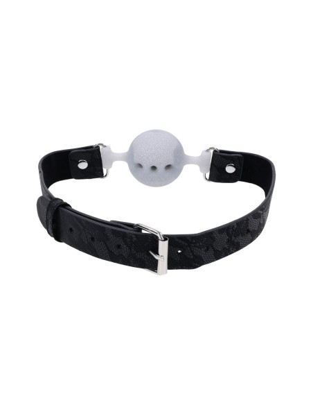 SPORTSHEETS SEX AND MISCHIEF LACE SILICONE BREATHABLE BALL GAG