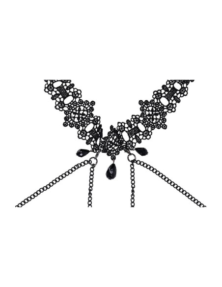 SPORTSHEETS SEX AND MISCHIEF LACE COLLAR WITH NIPPLE TIES