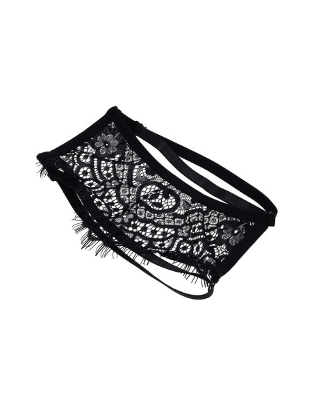 SPORTSHEETS SEX AND MISCHIEF VEILED VISION LACE BLINDFOLD