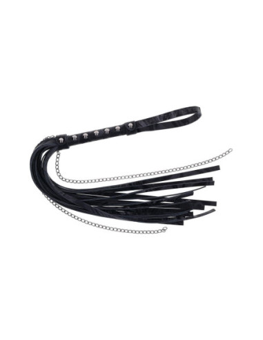 SPORTSHEETS VELVET NOIR CHAIN FLOGGER