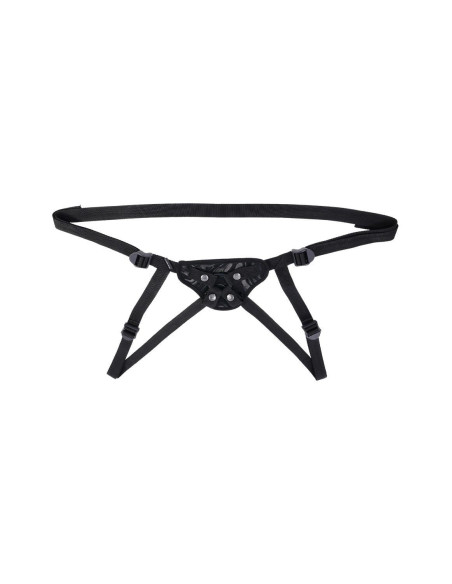 SPORTSHEETS VELVET NOIR STRAP ON