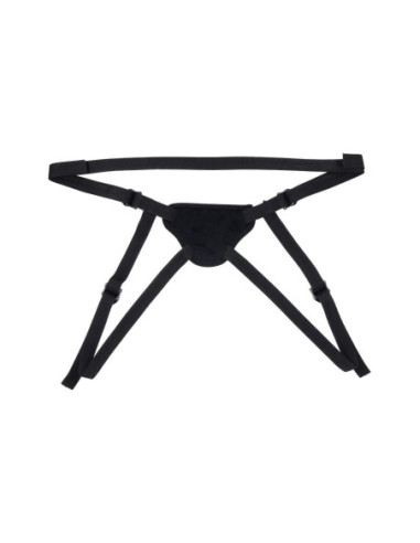 SPORTSHEETS VELVET NOIR STRAP ON