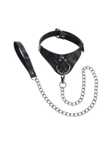 SPORTSHEETS VELVET NOIR COLLAR & LEASH