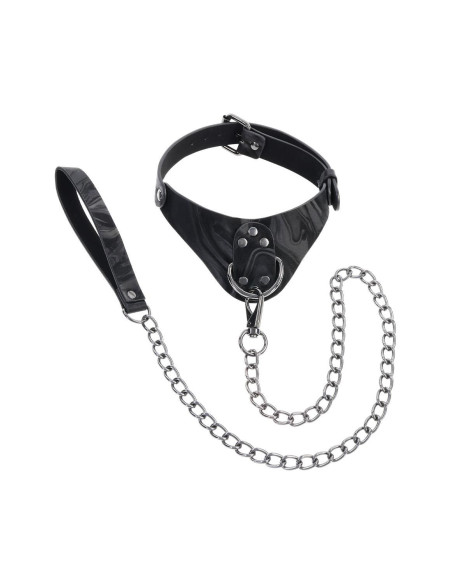 SPORTSHEETS VELVET NOIR COLLAR & LEASH