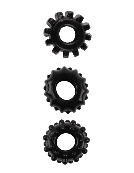 ALL TIME FAVORITES SET OF 3 COCKRINGS BLACK