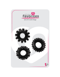 ALL TIME FAVORITES SET OF 3 COCKRINGS BLACK 2
