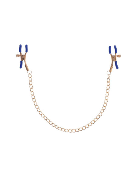 SPORTSHEETS COUGAR CHAINED NIPPLE CLAMPS