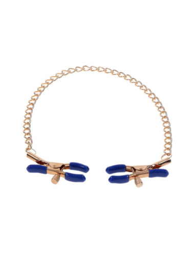 SPORTSHEETS COUGAR CHAINED NIPPLE CLAMPS