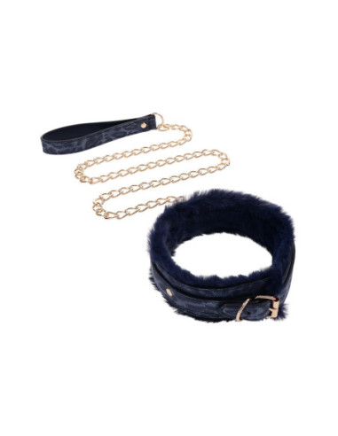 SPORTSHEETS COUGAR FUR COLLAR & LEASH