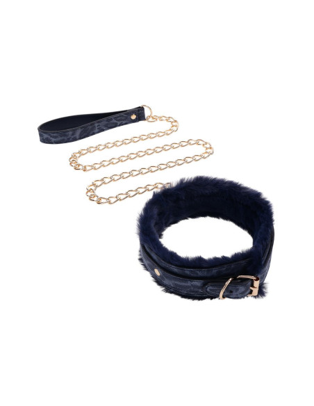SPORTSHEETS COUGAR FUR COLLAR & LEASH