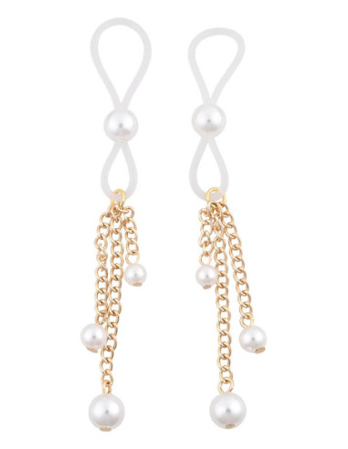 SEX AND MISCHIEF PEARL NIPPLE TIES