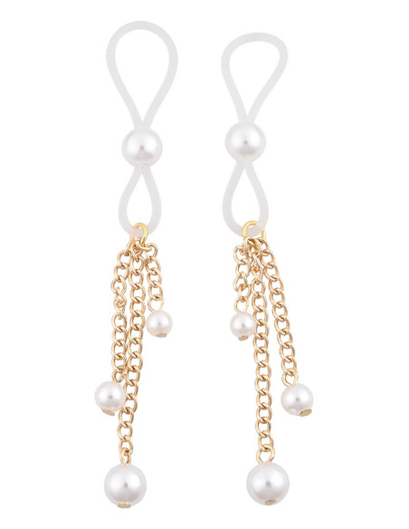 SEX AND MISCHIEF PEARL NIPPLE TIES