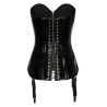 GUILTY PLEASURE BLACK AMBER CORSET BLACK, L
