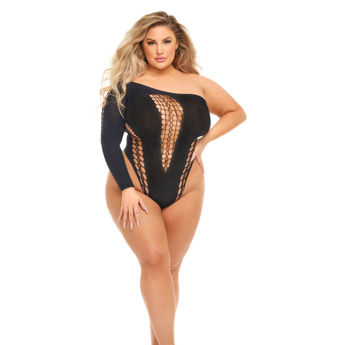 DOLLAR SIGN BODYSUIT BLACK, QS
