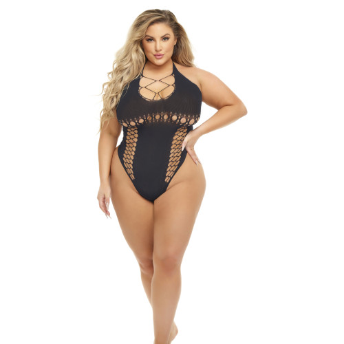 HOT TOO HANDLE BODYSUIT BLACK, QS