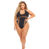 HOT TOO HANDLE BODYSUIT BLACK, QS