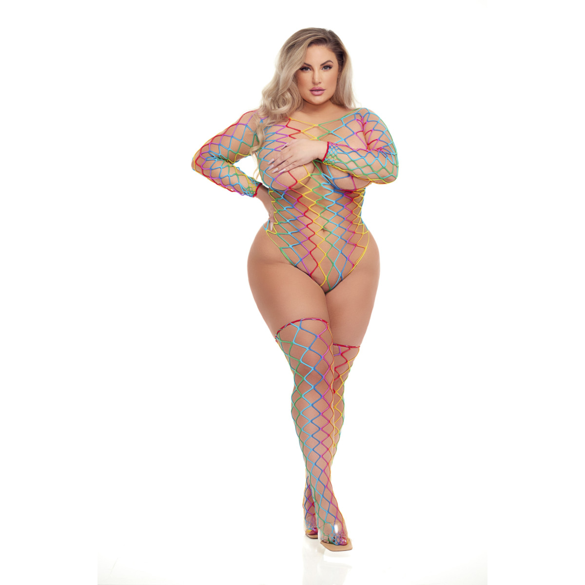 TASTE THE RAINBOW TEDDY & THONG, QS