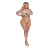 TASTE THE RAINBOW TEDDY & THONG, QS