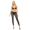 CHECKERED UP 2PC BRA SET BLACK, OS