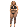 GIVES YOU HELL 3PC SET BLACK, PLUS SIZE