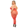 GIVES YOU HELL 3PC SET RED, PLUS SIZE
