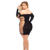 DIAMOND DRIPPIN DRESS BLACK, QS