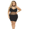 RICH B PHASE DRESS BLACK, QS