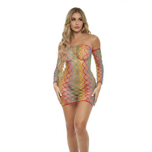 TASTE THE RAINBOW DRESS & SLEEVES, OS