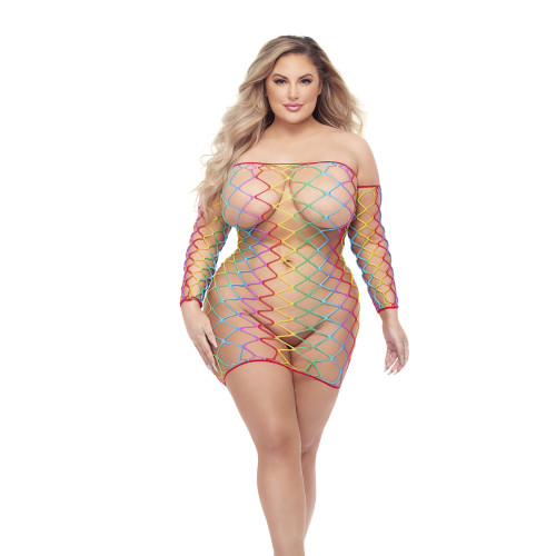 TASTE THE RAINBOW DRESS & SLEEVES, QS