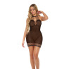 ALL TALK DRESS BLACK, OS